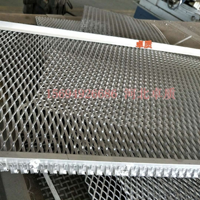框架铝拉网大型超市吊顶铝板装饰网生产厂家